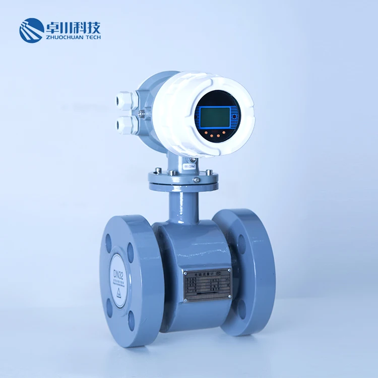 Slurry Electromagnetic Flow Meter Battery Electromagnetic Flow Meter Flow Sensor Water
