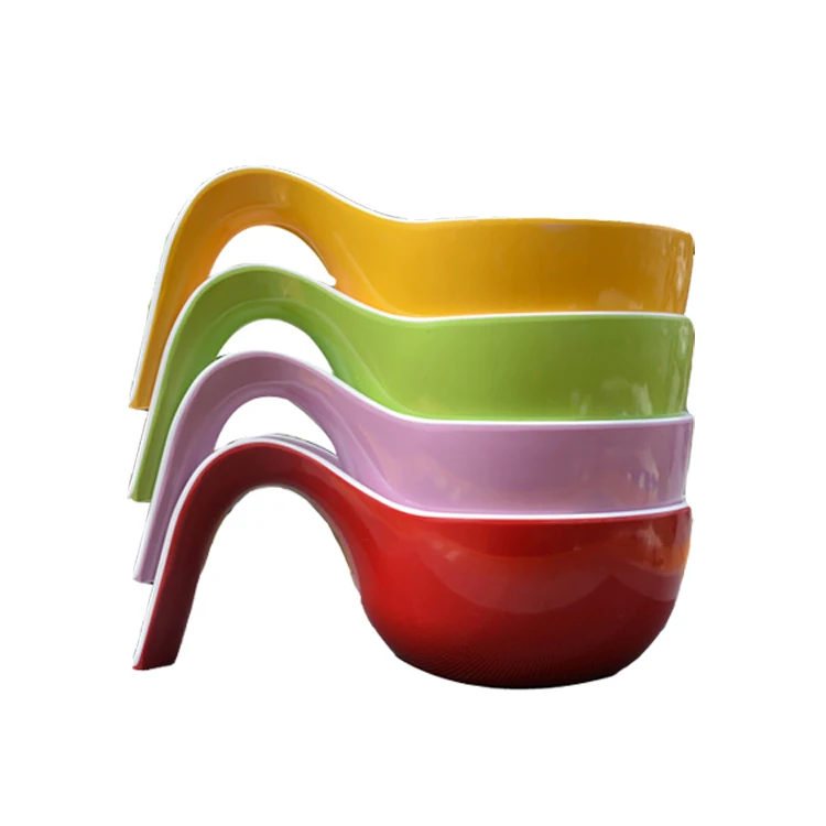 Wholesale New Design Plastic Melamine  Bowl With Handle Set