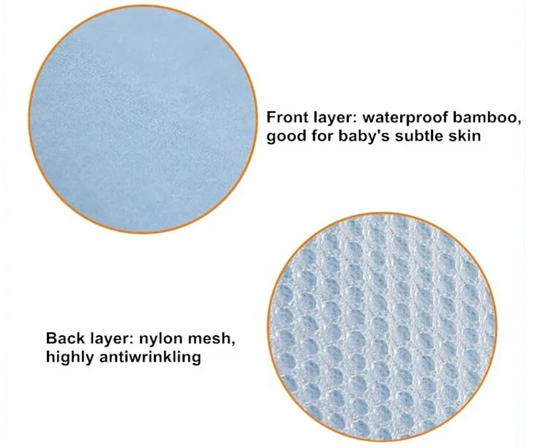 Portable Diaper Changing Pad Washable Quilted Play Mats Baby Foldable Changing Mat