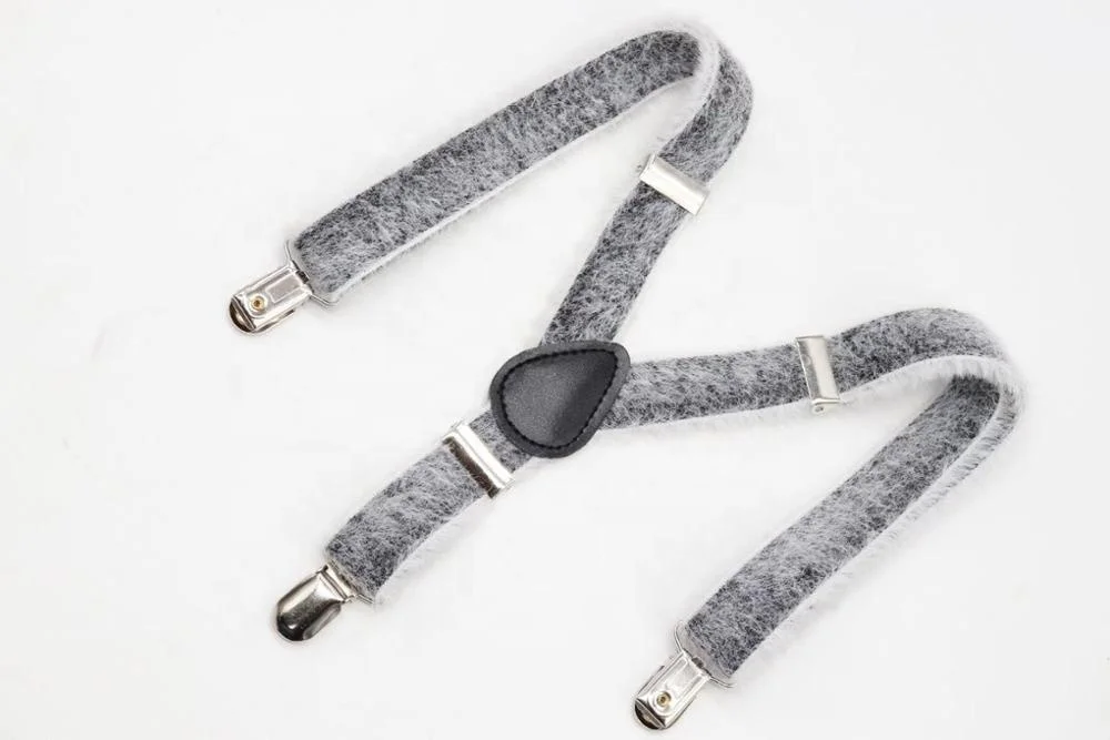 Fluffy suspender elastic Y-back or X-back  suspenders for kid child and adult as well