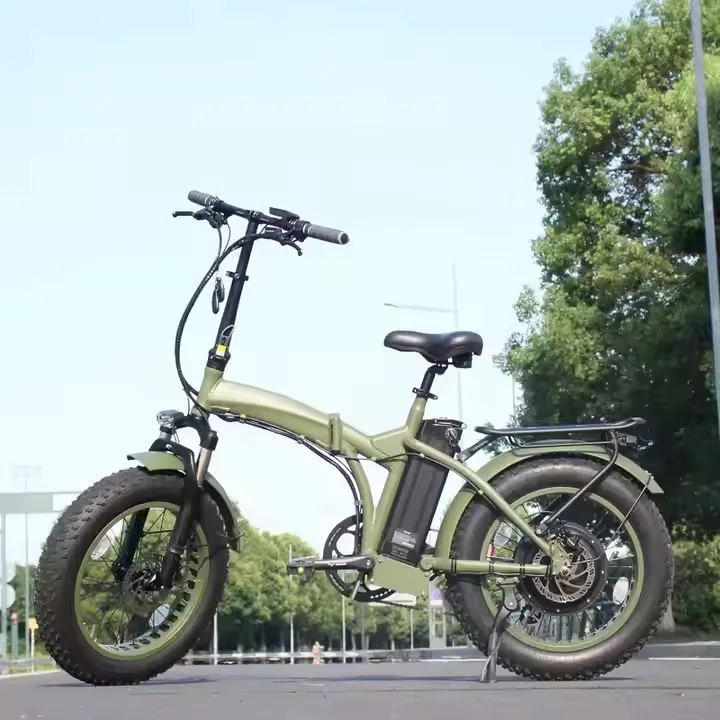 Электрический складной электровелосипед 20*4 0 1000 Вт