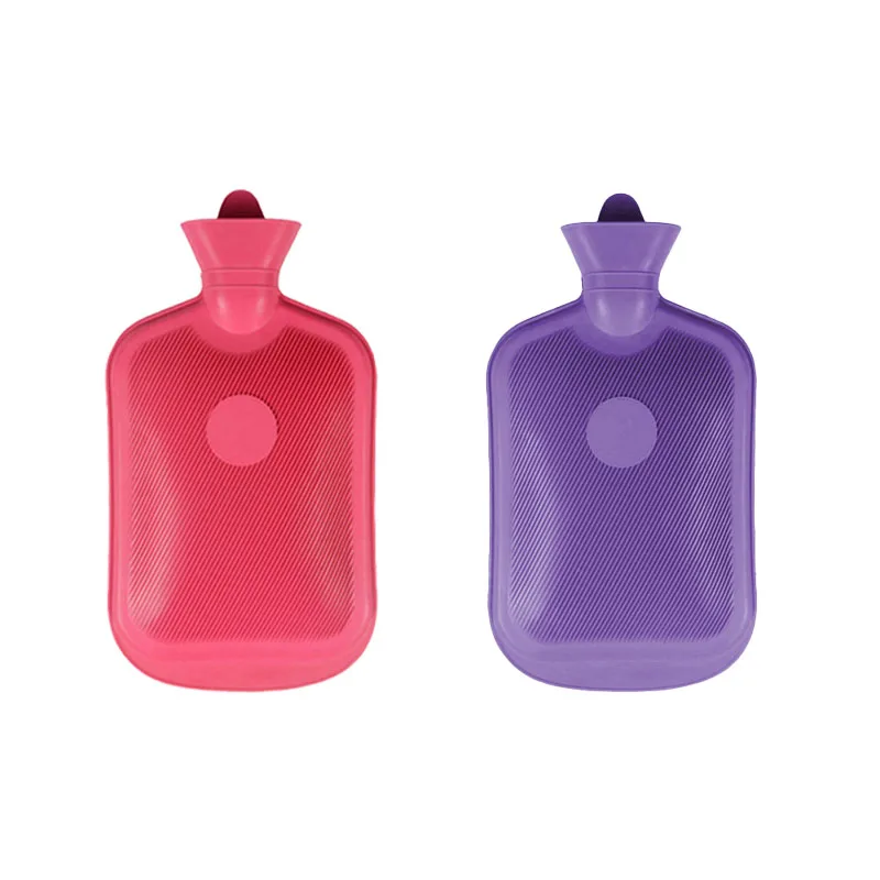 Premium Rubber Hot Water Bottle 2000ml For Pain Relief