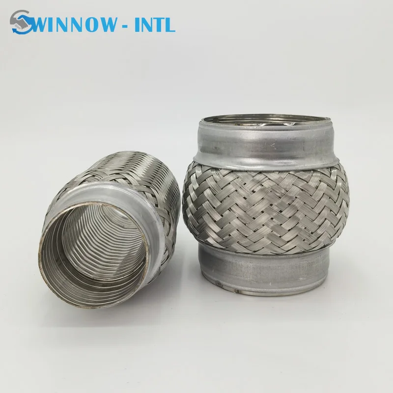 K2 Ferrule With InterLock Car Pipe Tube Exhaust For Muffler Weld Flexible Joint Auto Set Parts Safe