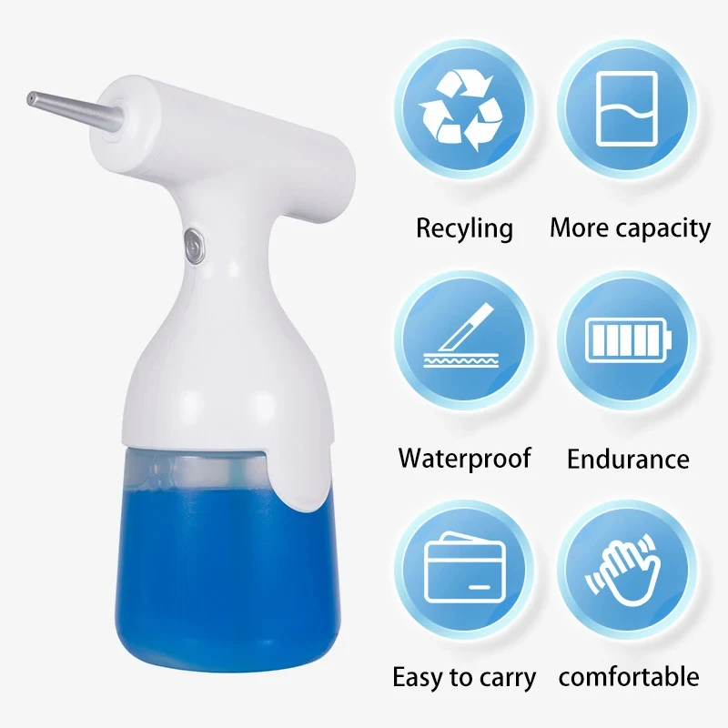 Private Label Cheap Handheld Bathroom Shampoo Shower Gel Hand Wash Machine ABS Plastic Squeezed Hotel Liquid Soap Dispenser