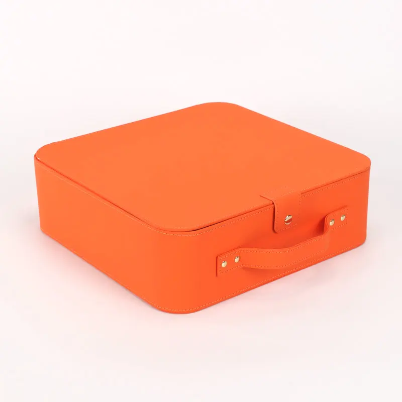 High Quality Portable PU Leather Hair Dryer Storage Box For Hair Dryer Hard Box Leather Packaging Gift Box