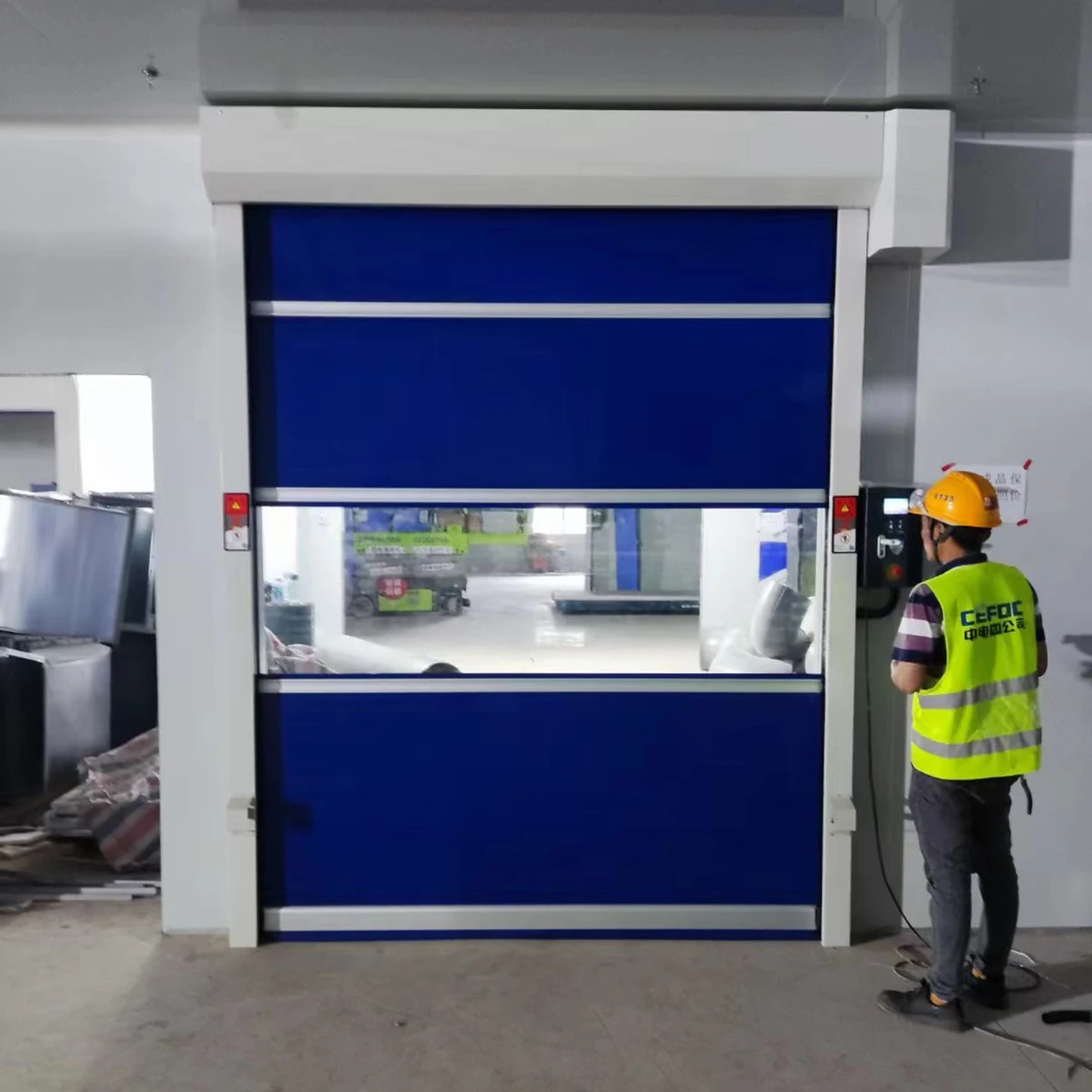 Automatic Aluminium Fast Rolling Sheet Shutter Garage High Speed Door For Car Washes