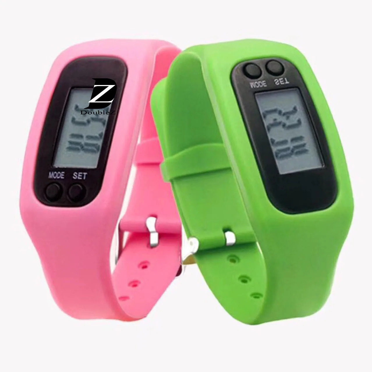 Cheap Silicone walking step counter bracelet Pedometer