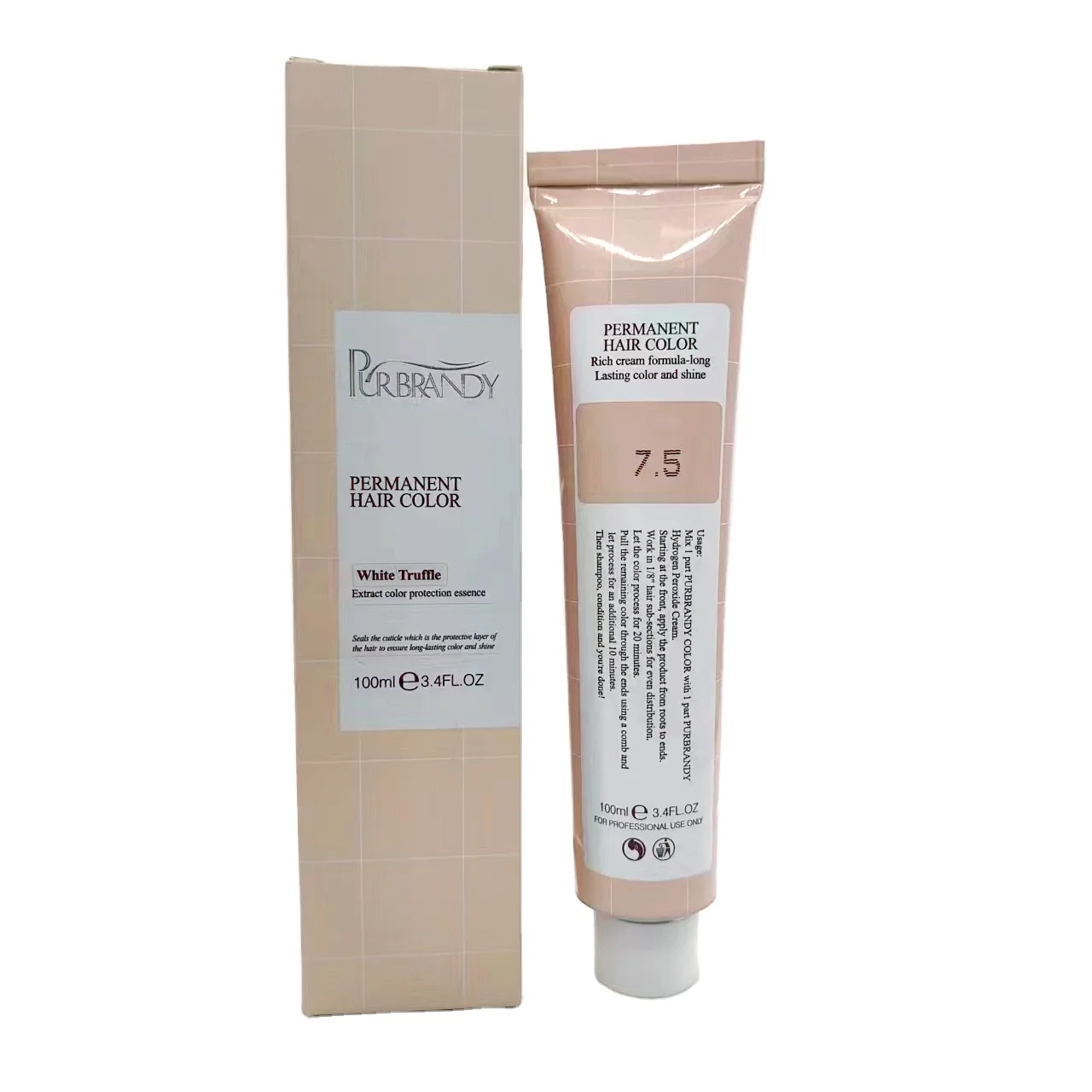 Purbrandy Permanent Hair Color Cream Easy To Apply Of  Hair Color