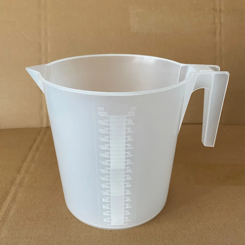 Custom Kitchen Laboratory Acid and Alkali Resistant Plastic Water Measuring Cup 1L 2L 3L 5L Candle Liquid Pouring Pitcher