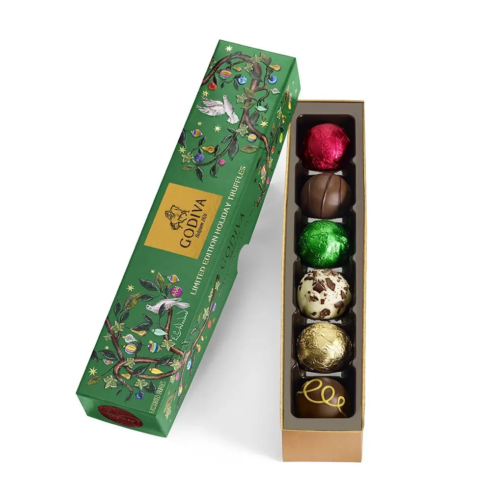 Wholesale Custom Logo Printed Lid Top And Base 2 Pieces Rigid Gift Paper Packaging Box For Chocolate Cookie Candy With Blister