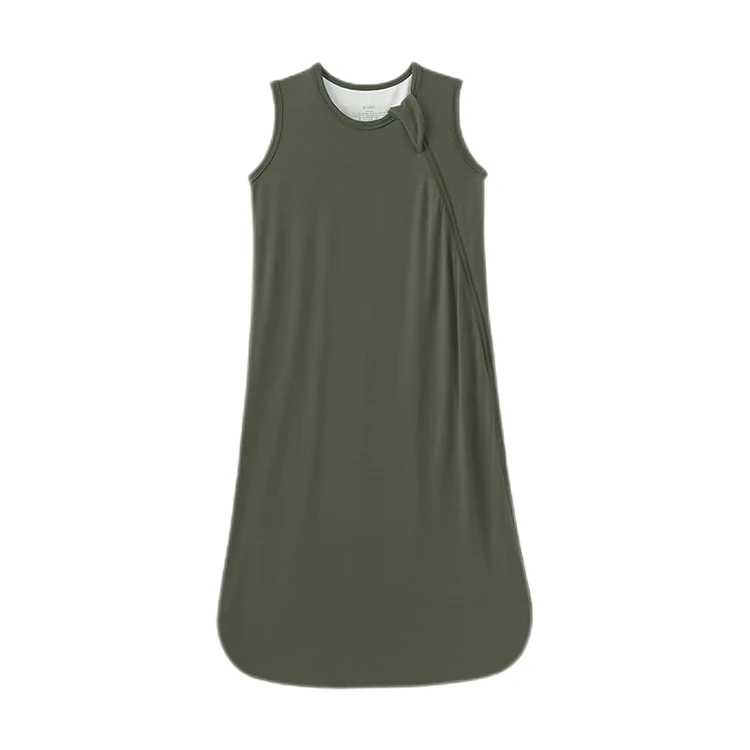 Newborn Baby Clothes Kids Sleep Sack Soft Natural Fabric Plain Solid 100% Bamboo Viscose Knitted Baby Sleeping Bag