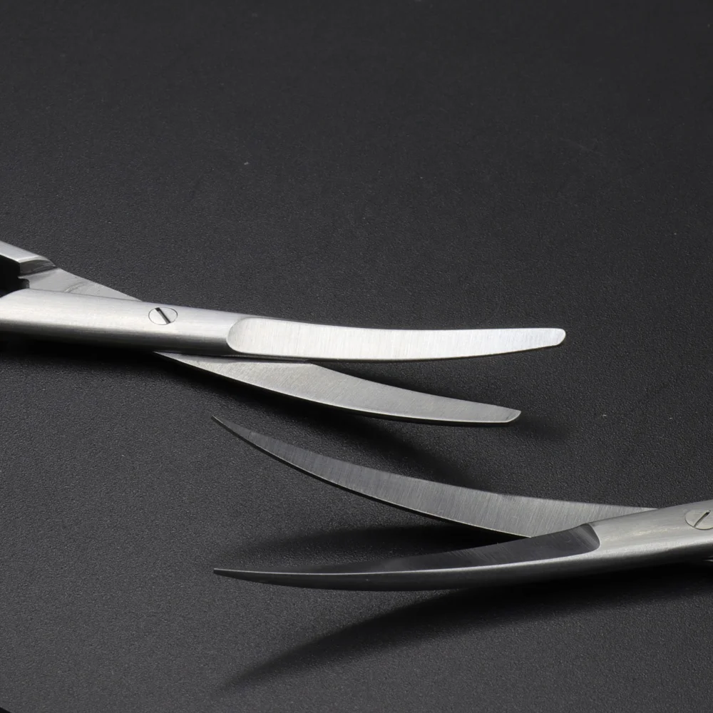 Metzenbaum хирургические ножницы для стоматологических хирургических инструментов из нержавеющей стали медицинские изогнутые прямые стоматологические величественные