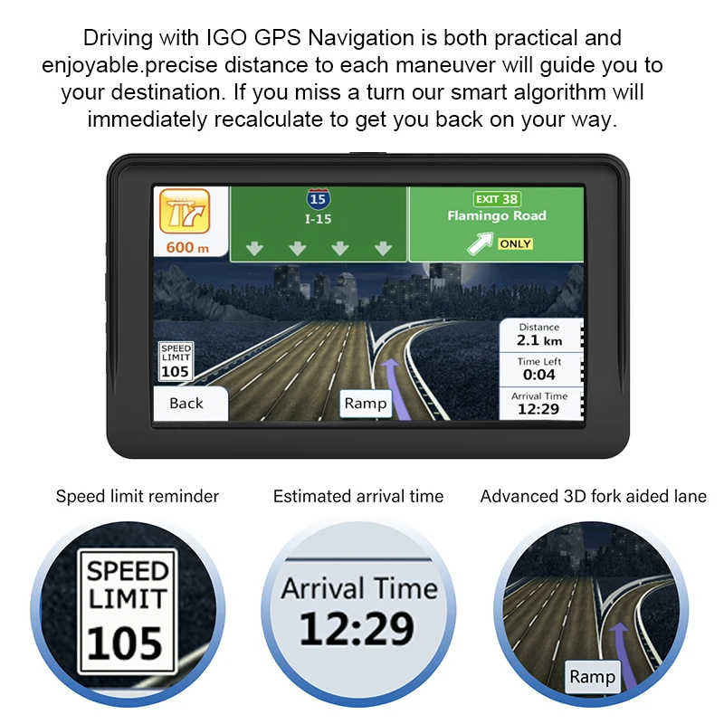 7inch Car Dash Cam Android 4.4 Wifi Hd 1080p Car Dvr Driving Recorder Dash Cam  Free Maps Gps navigator