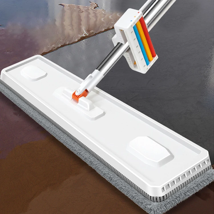 360 microfiber lazy stainless handle floor cleaning flat self mop free hand wash cleaning mop