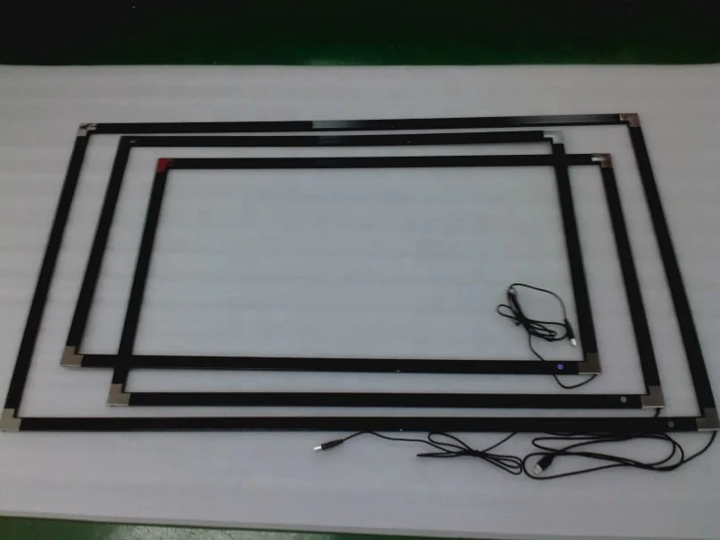 65 inch IR touch screen overlay10 points Infrared  touch screen overlay kit multi touch frame with glass