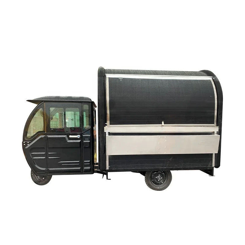 Customized Pizza Juice Coffee Bike Fast Food Vending Electric Tricycle Food Cart Tricycle Food Truck For Sale Europe
