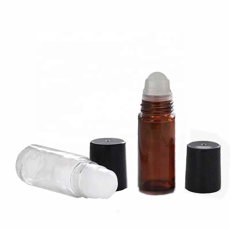 High quality Empty 50ml Essential Oil Cosmetic Roller Bottle Frosted Deodorant Roll On Glass Bottles (NRB27)