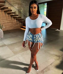 Hot Style Summer Girls High Denim Shorts Jeans Women Shorts Push Up Skinny Slim Denim Short Skirts