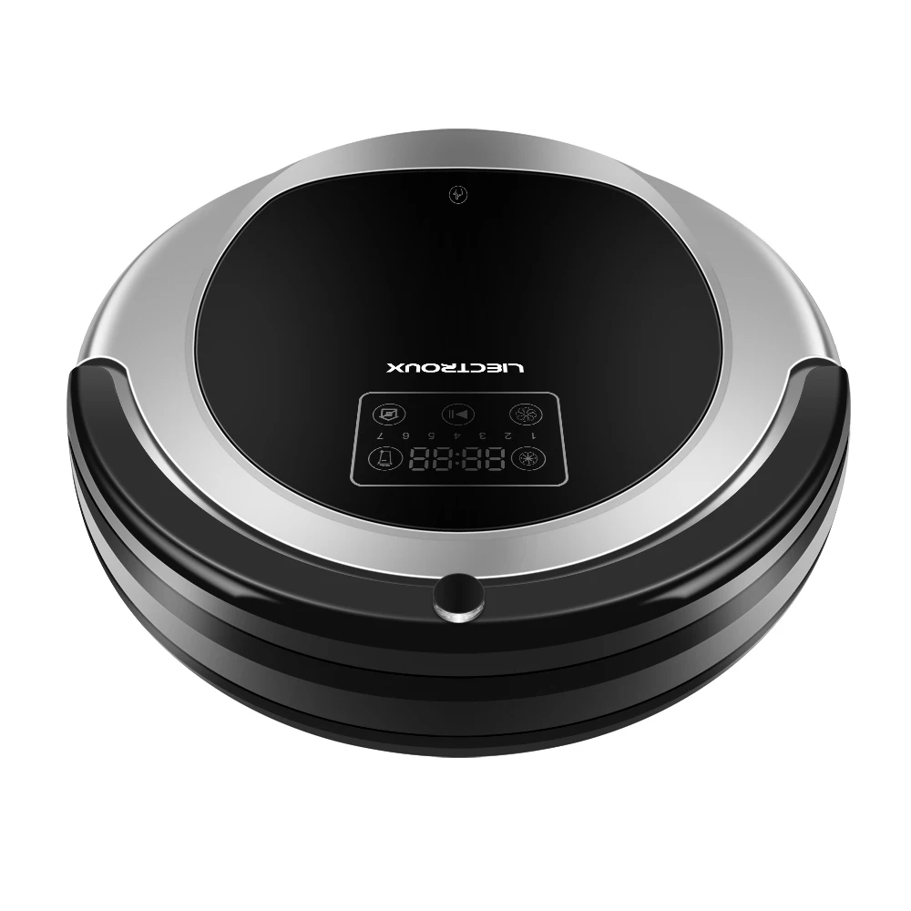  Робот-очиститель LIECTROUX B6009 с Wi-Fi приложением 2D Навигацией по карте и интеллектуальной памятью виртуальным блокировщиком УФ-подсветкой резервуаром для