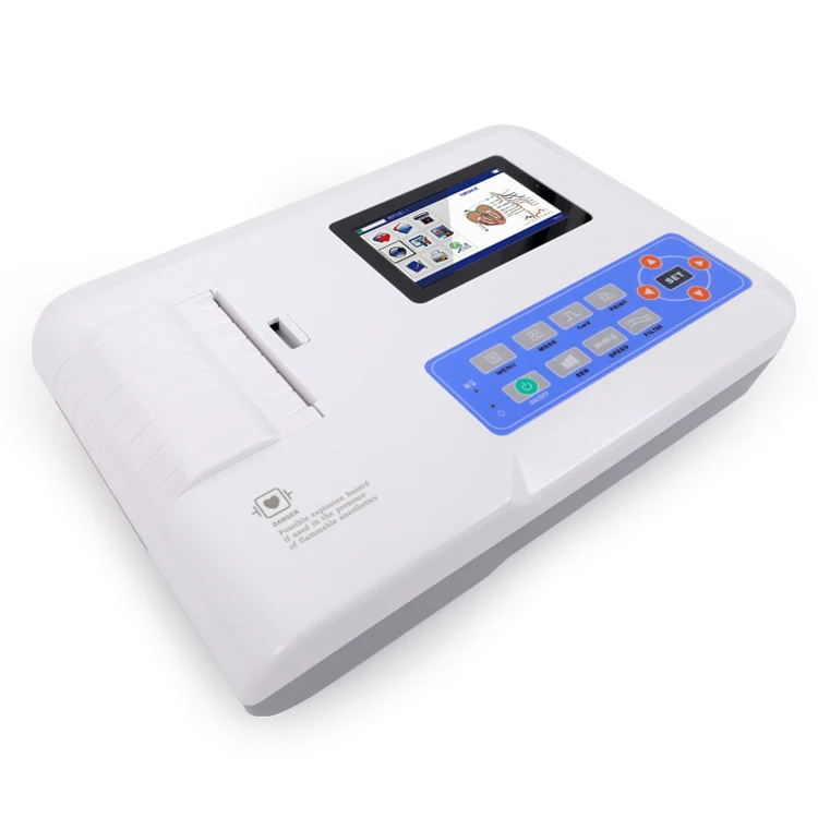 CONTEC ECG300G portable digital 12 lead ecg monitor cardiotocography machine ecg ekg