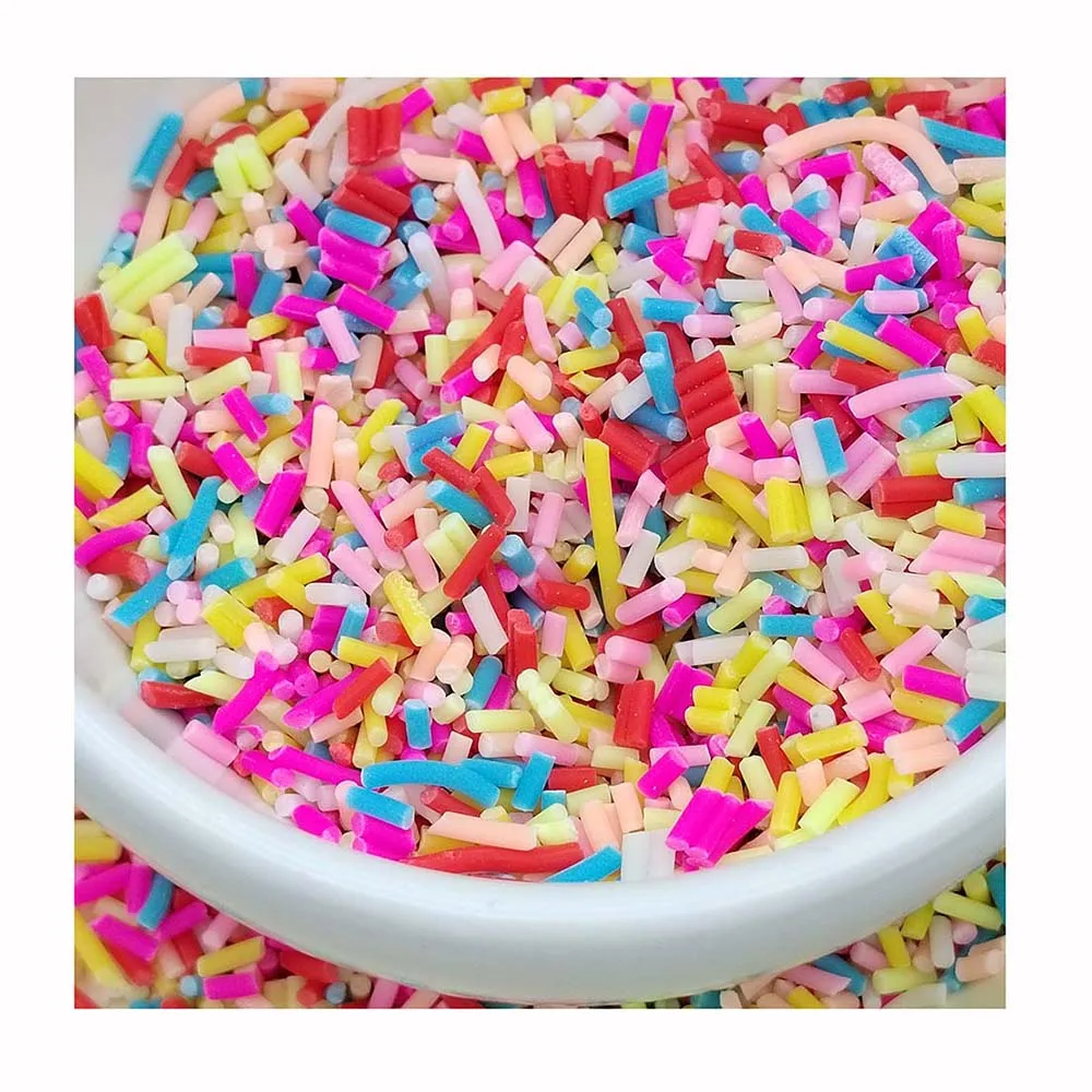 Mixed Color Clay Chocolate Sprinkles DIY Parts Simulation Cake Decorating Polymer Clay Sweets Decor Decoration