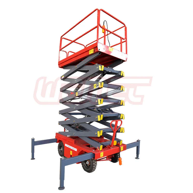  Mobile hydraulic electric scissor lifts platform for aerial