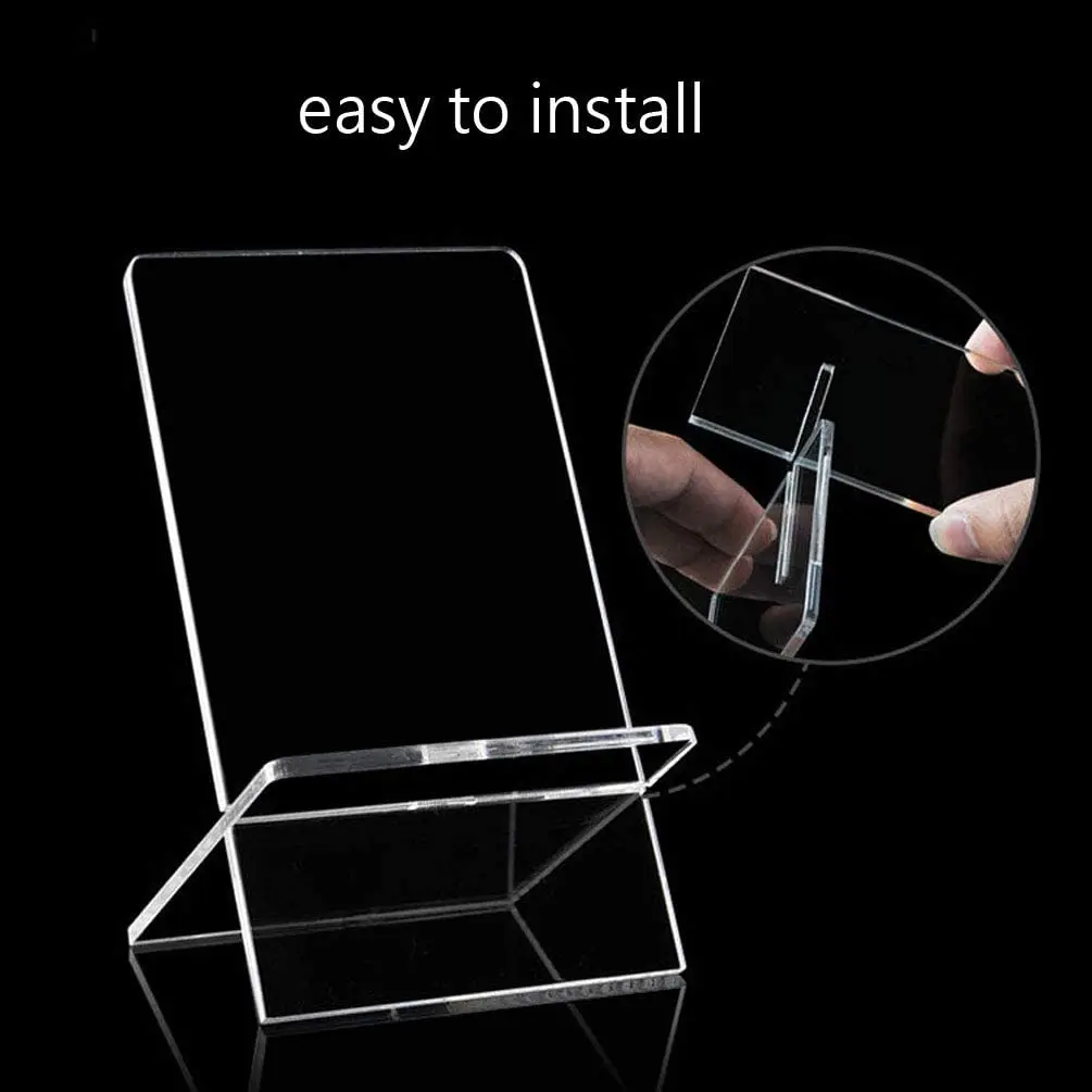Ins Portable Removable Phone Stand Can Be Customized Logo Acrylic Phone Rack Store Shelf Display Stand Phone Holder