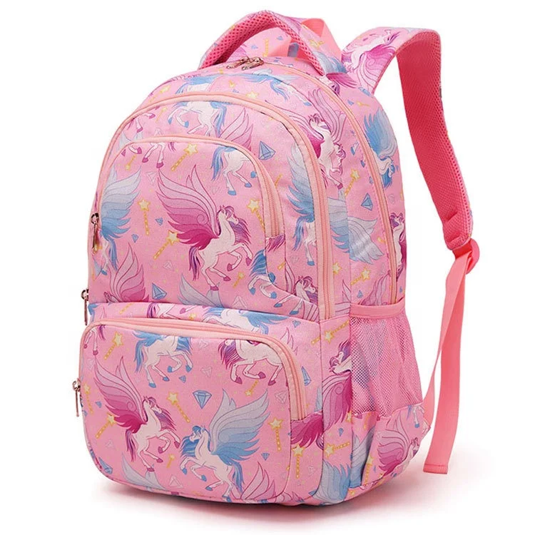 Leaf or Galaxy Print Backpack for Girls Boys Middle-School Backpack Primary Bookbags Backpack