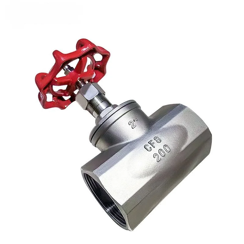 Low Price High Quality  304 316 Stainless Steel Globe Valves Female Threaded Globe Valve