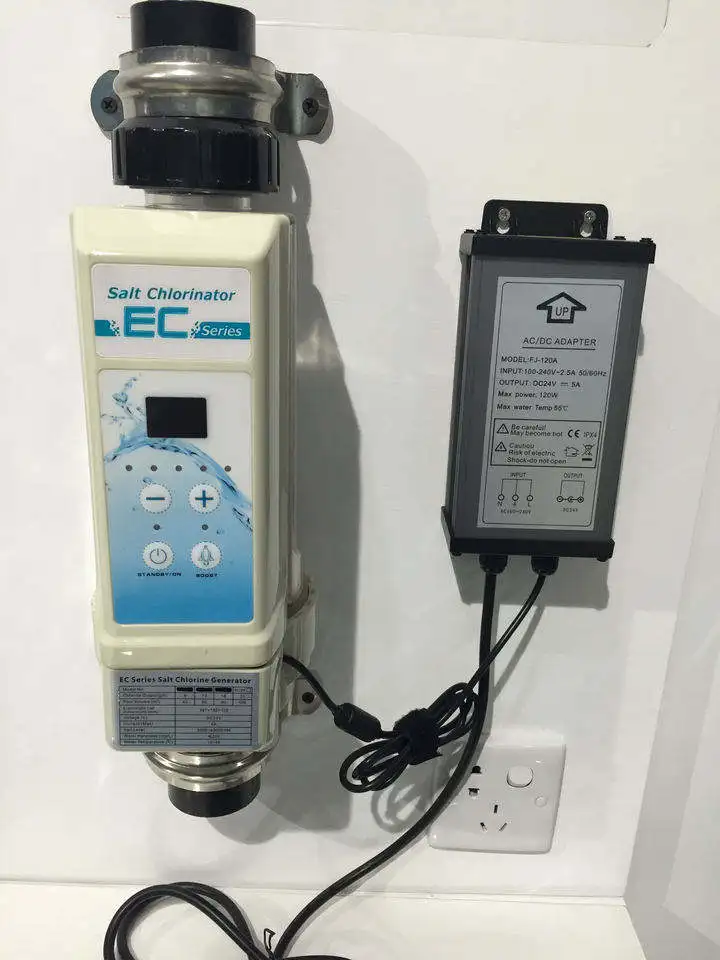 EC series electrolytic salt chlorination machine Automatic Cleaning Complete Functions salt chlorinator for swimming pool