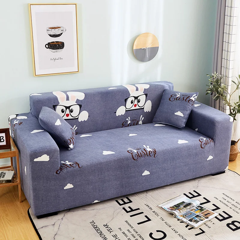 Turkish Lush Furniture Protector Sofa Set Cover Floral Print Sofa Couch Cover Elastic Spandex for Living Room Home Hotel
