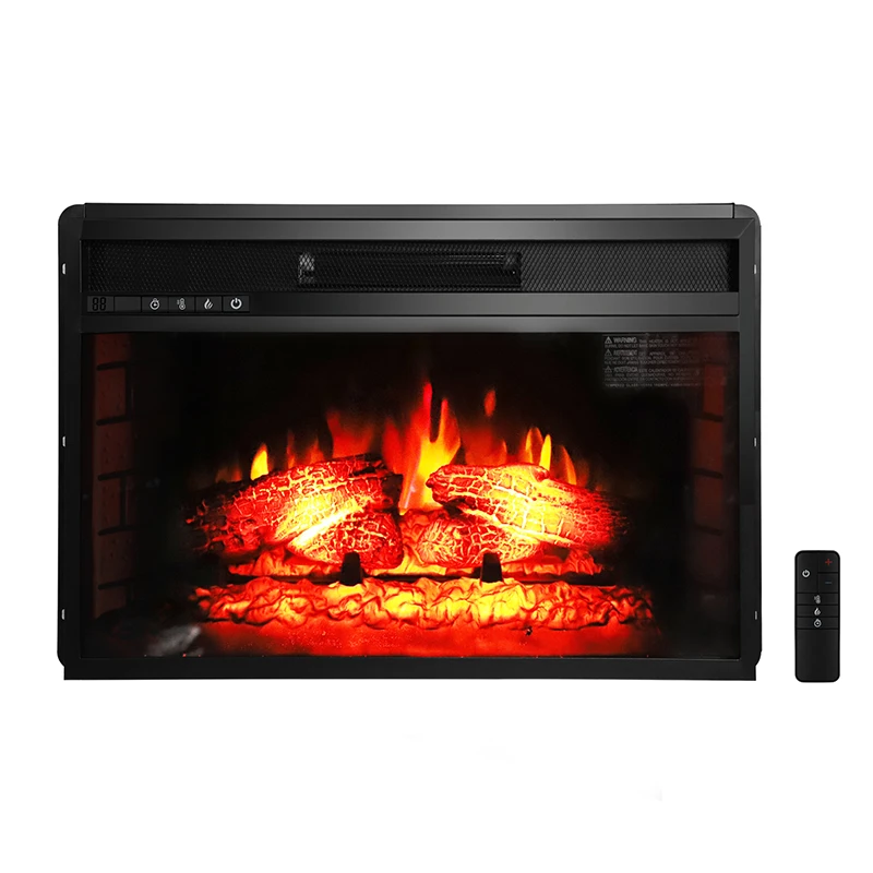 New  26 inch 1500w Temperature Adjustable Remote Controls Decorative Insert Electric Fireplace