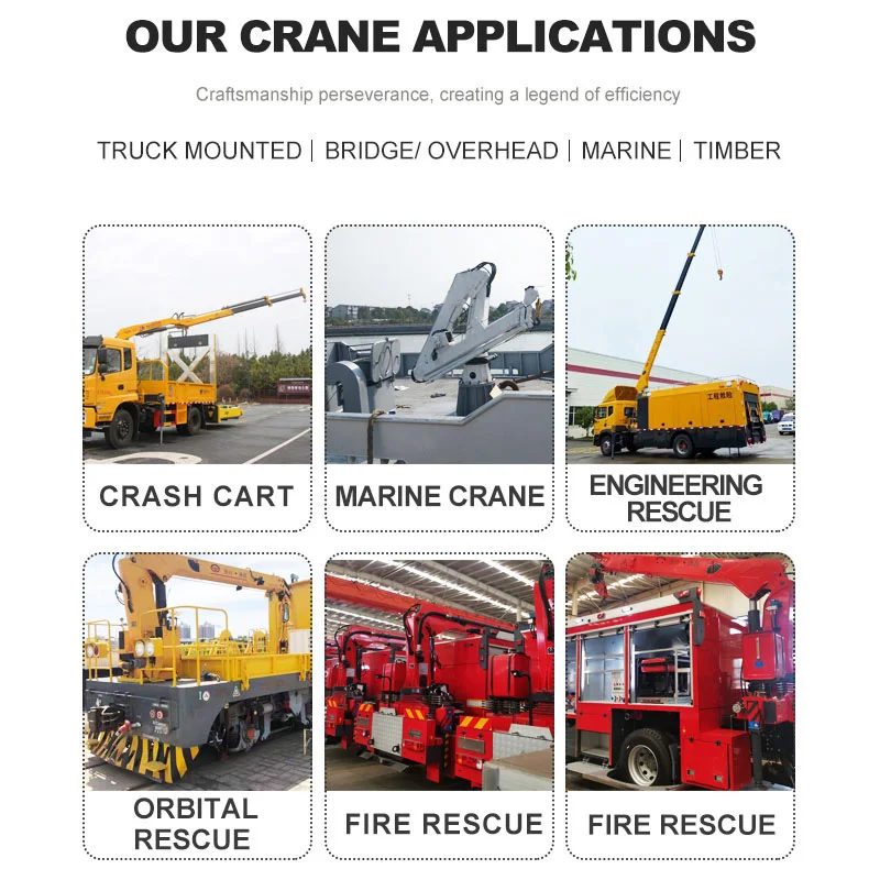 China Truck Cranes Manufacturer 1 Ton Small Crane Truck Hydraulic Knuckle Boom Truck Mounted Crane