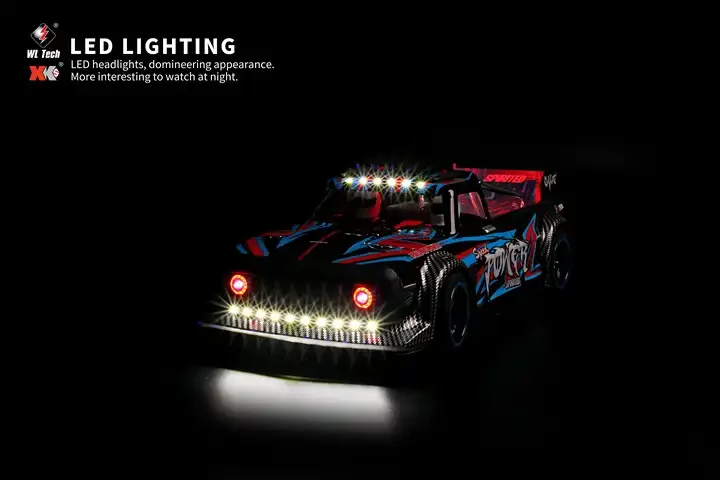 New Trending WLtoys 104072 RC Car 1:10 Brushless 60KM/H High Speed Car Electric Four-Wheel Drive Flat Sports Car Vehicle Model