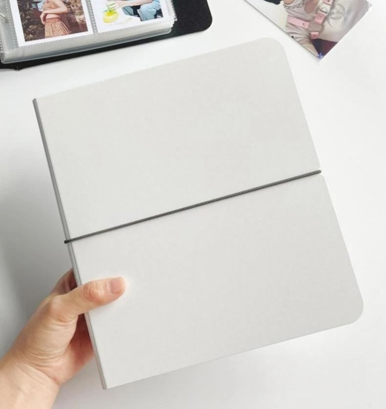 Customizable album qatar 2023 with 3 Ring binding PP Transparent 2 pockets Collection photo album book