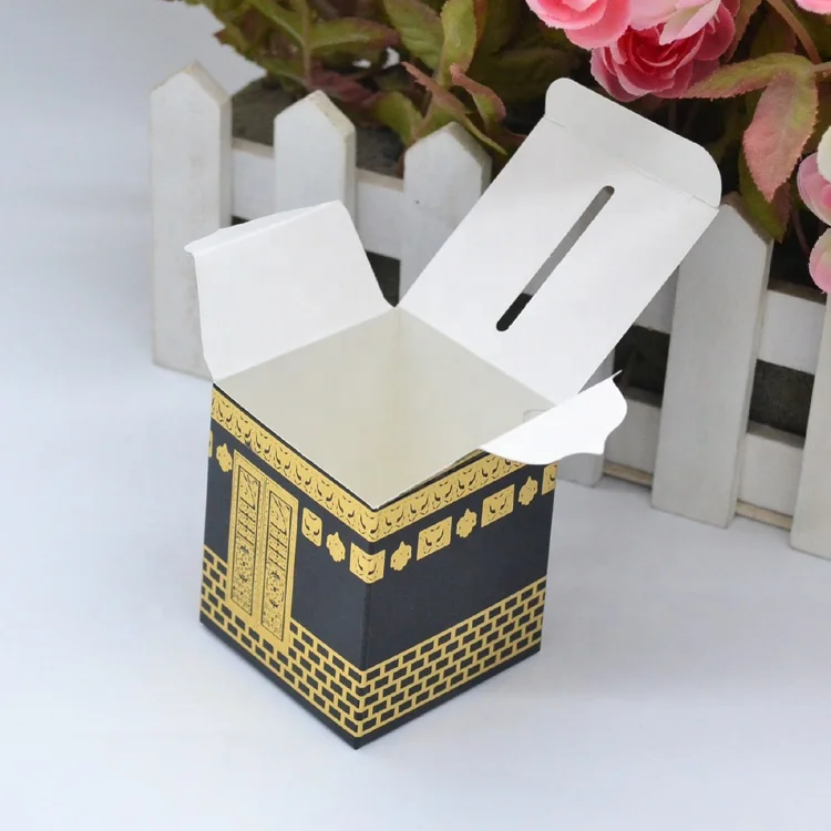  Золотая черная мусульманская Подарочная коробка kaaba hajj
