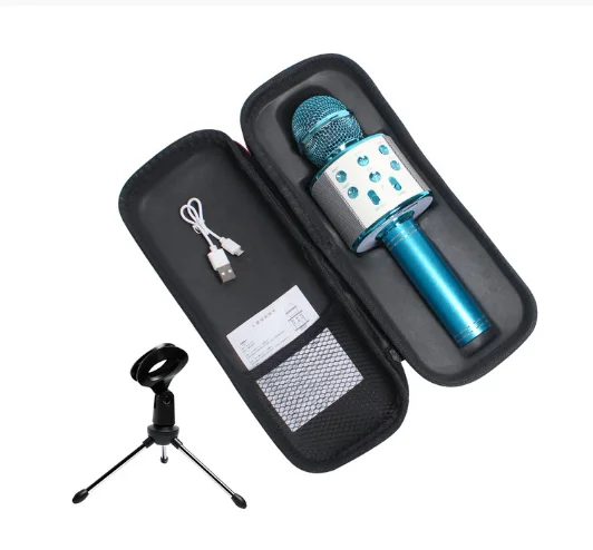 WS858 Microphone  Wireless Usb Microphone Wireless Ws858 With Bracket Karaoke Audio Singing Music Home Studio