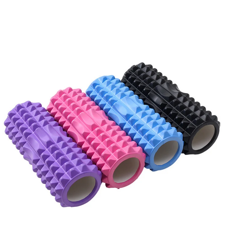 Fitness Massage Yoga Wheel Roller Column Eva Paint Foam Roller