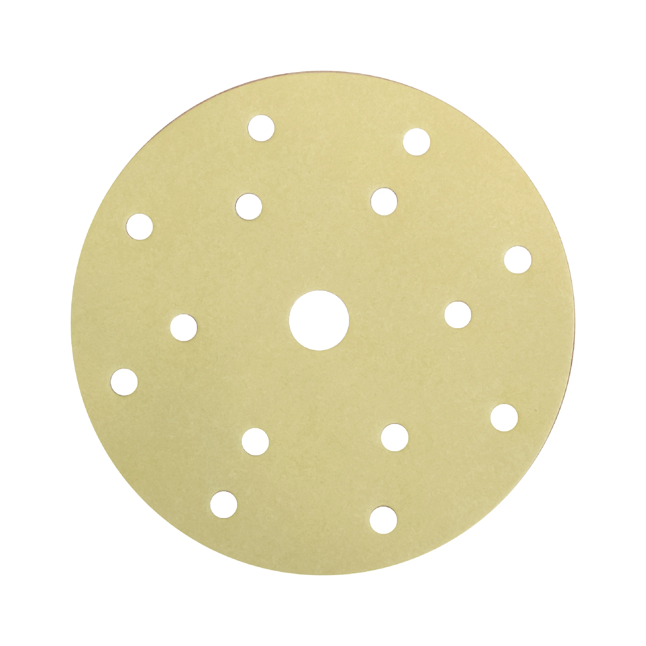 High Performance Abrasive Disc Yellow Paper Support Abrasive Disc For Paint And Automotive