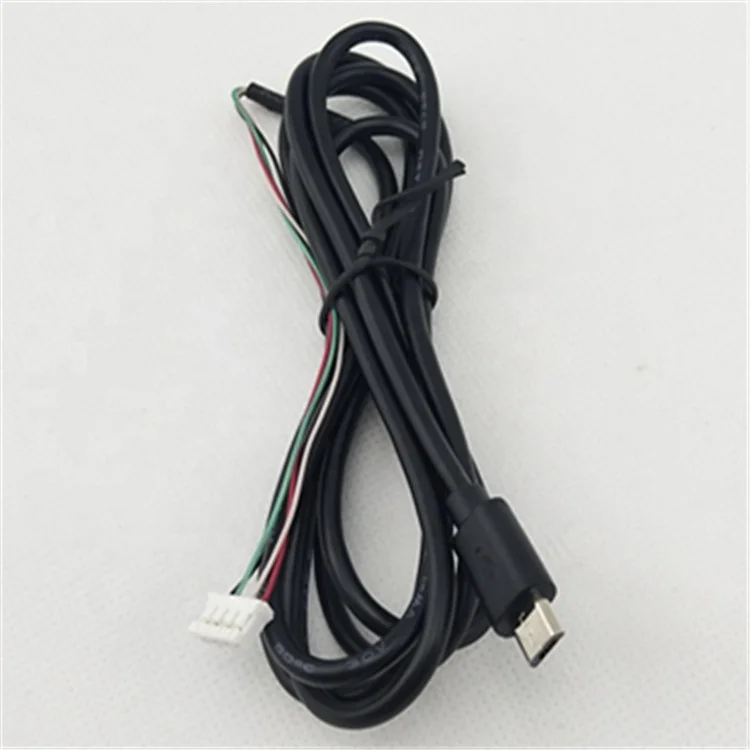 China Factory Custom Wire Harness 26AWG  Micro 5p to ph2.0 4p Terminal Wire  Micro 5p USB Cable