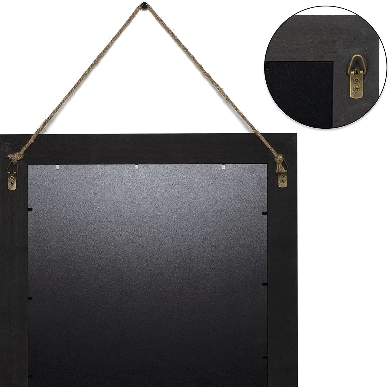 20 x 16 inch Rustic Wood Frame Farmhouse Decor Wall Mirror with Shelf