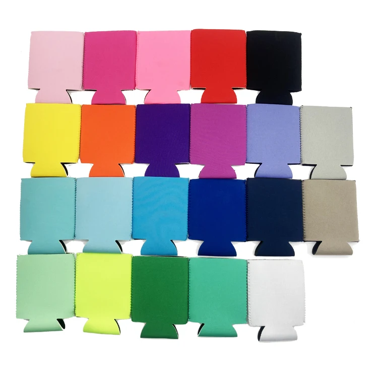 Новое поступление, рекламные сублимационные пустые короткие Кулеры, изолированные неопреновые кулеры для пива, Короткие Кулеры, втулки для HTV