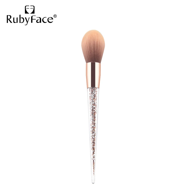 
Wholesale Stock RubyFace Diamond handle single brush cosmetic tool makeup for face powder brushes 