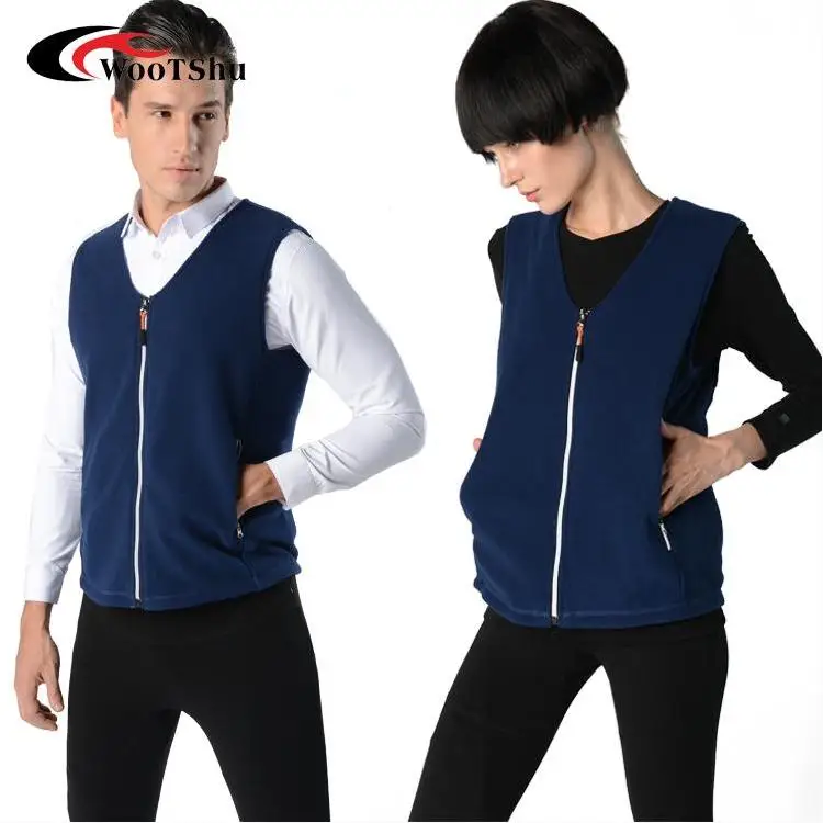 USB 5V Heated Winter Warm Neoprene Vest Electric Charging Heating Coat Jacket Vest With Three-Speed Adjust OEM