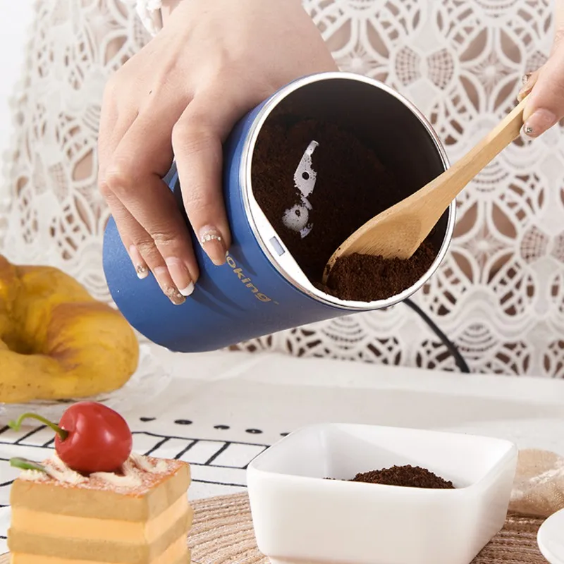 Multifunction Hot Selling Hand Press Portable Household Commercial Electric Coffee Bean Grinder Machine