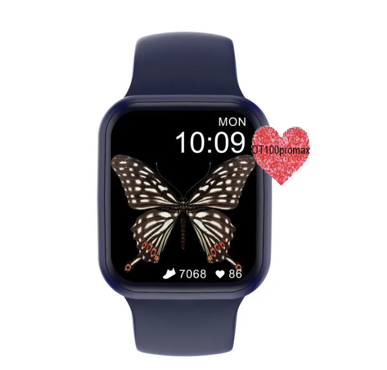 Лидер продаж, Смарт-часы DT100 Promax с диагональю 1,75 дюйма и защитой пароля, приложение Wearpro Reloj, Смарт-часы dt100 pro max