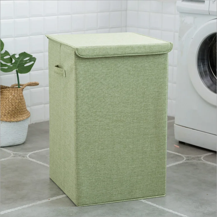 Washable  nonwovens laundry bag foldable laundry baskets with lid