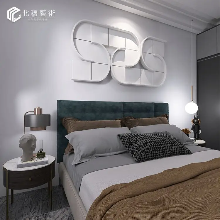Wholesale Wall Art Decorative Painting Texture Handmade Relief Painting for Living Room Tv Background Home Decor