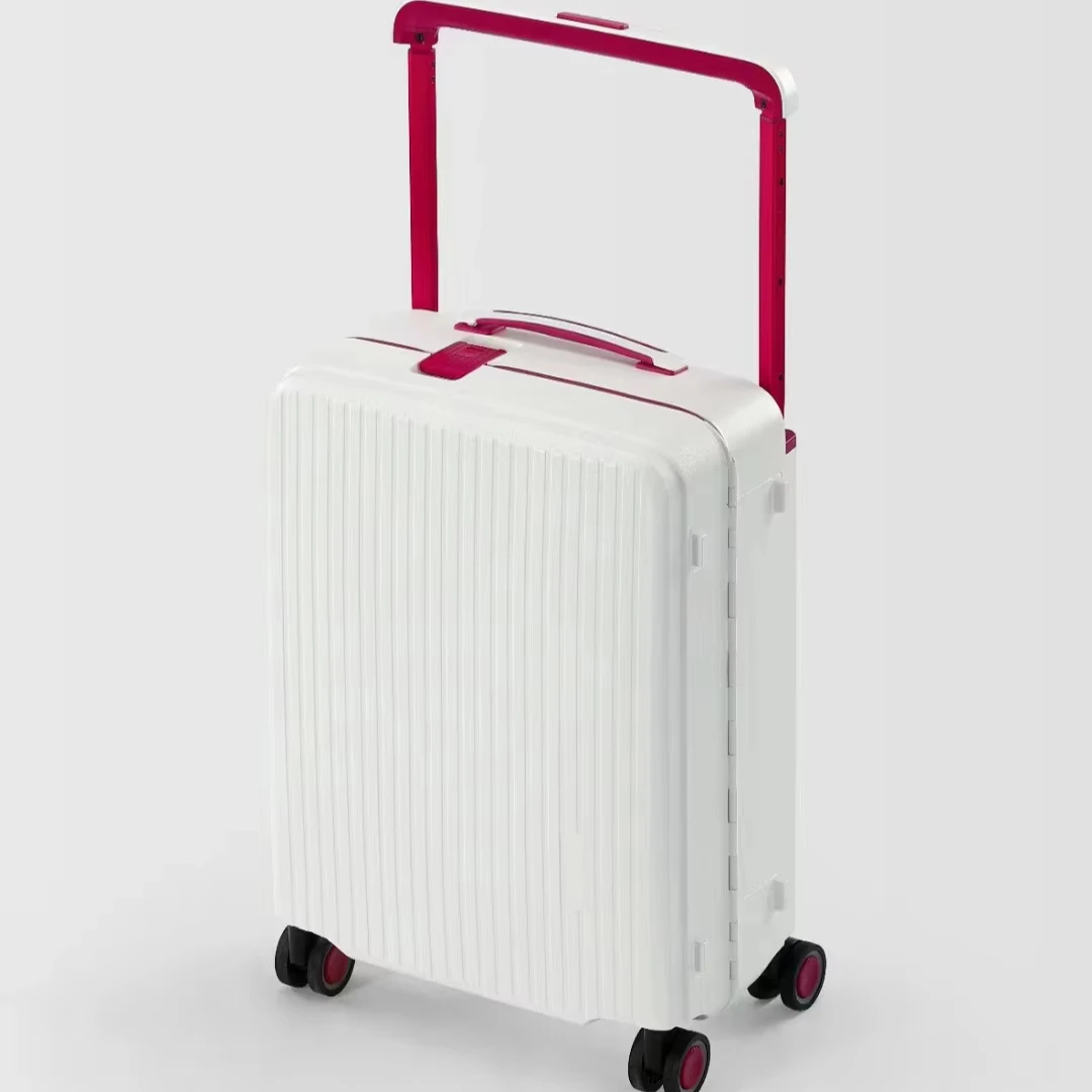 new fashionable lock luggage sets PP travelling bags trolley luggage portable rolling suitcase 20 24 28 inch