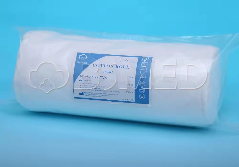 Bleached Comber Noil Cotton Rolls